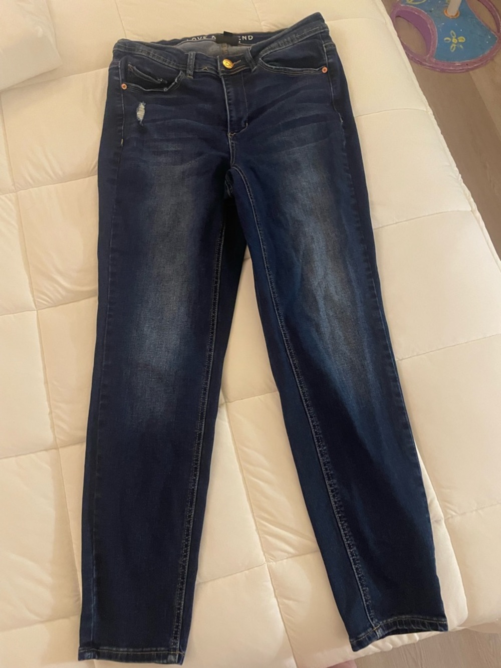 Love & Legend Dark Blue Skinny Jeans